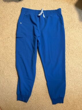 Figs Royal Blue Jogger Scrub Pants
